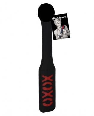 Sex & Mischief xoxo paddle - black