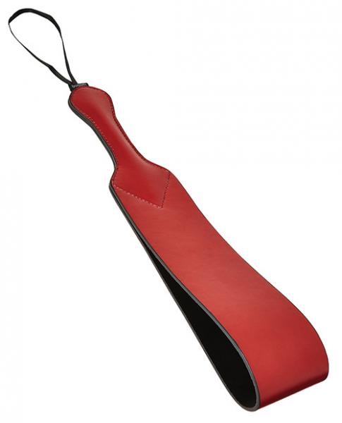 Sportsheets Saffron Loop Paddle Black Red - Click Image to Close