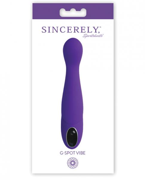 Sincerely G-spot Vibe - Purple - Click Image to Close