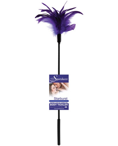 Body tickler starburst feather - violet