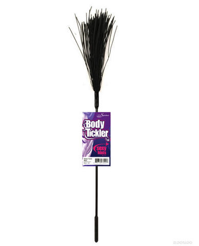 Body rubber tickler - black