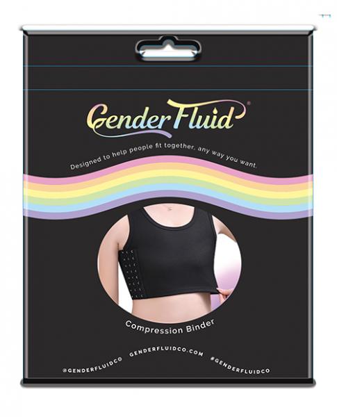 Gender Fluid Chest Compression Binder - Xxxl Black