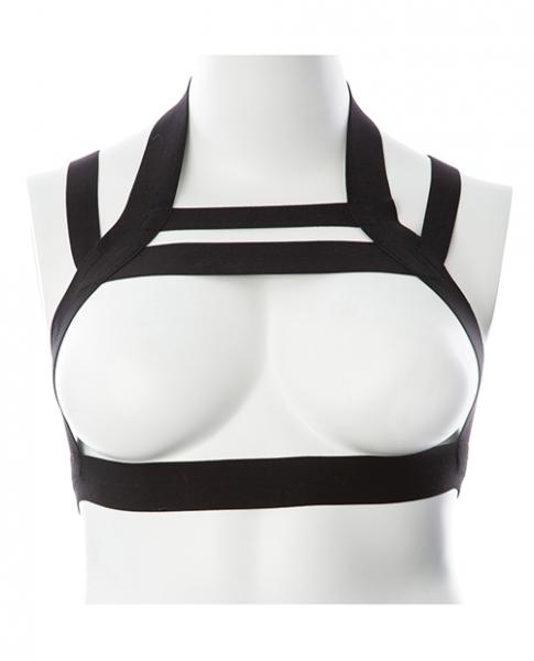 Gender Fluid Majesty Harness - S-l Black - Click Image to Close