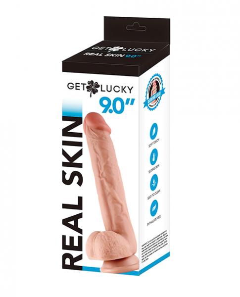 Voodoo Get Lucky 9.0" Real Skin Series - Flesh - Click Image to Close