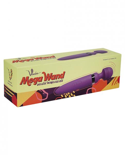 Voodoo Deluxe Mega Wand 28X Purple Body Massager - Click Image to Close