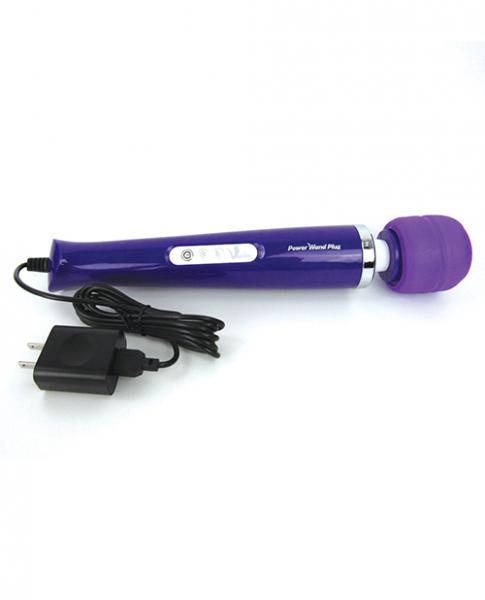 Voodoo Power Wand Plus 28X Plug In Purple - Click Image to Close