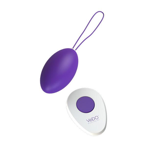 Vedo Peach Rechargeable Egg Vibe Into You Indigo - Click Image to Close