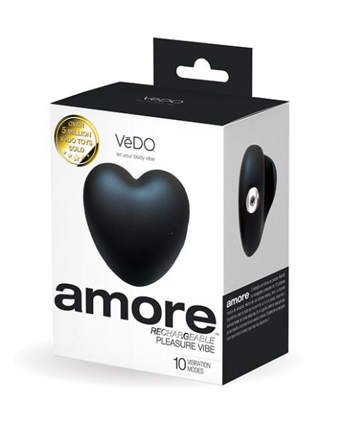 Vedo Amore Rechargeable Pleasure Vibe - Black