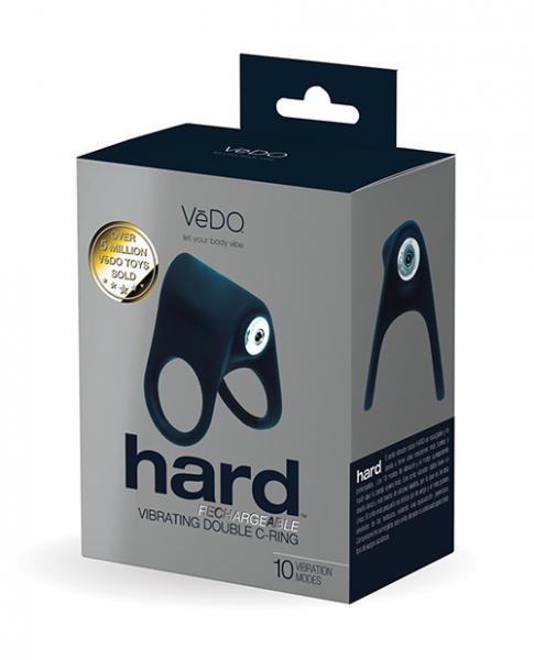 Vedo Hard Rechargeable C-ring - Black - Click Image to Close