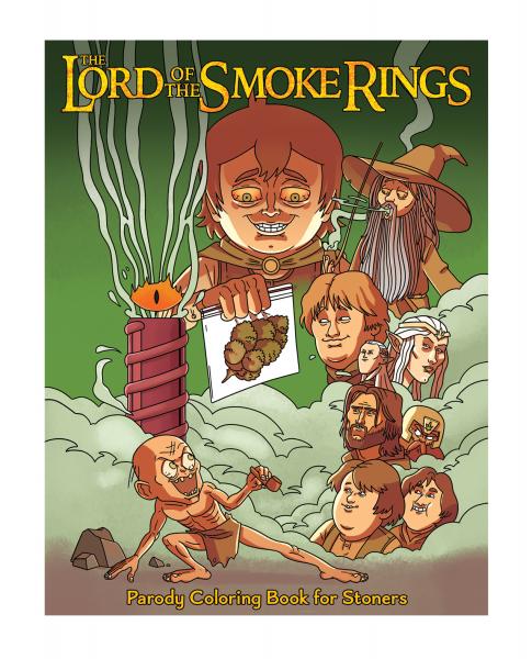 Wood Rocket The Lord Of The Smoke Rings Coloring Book