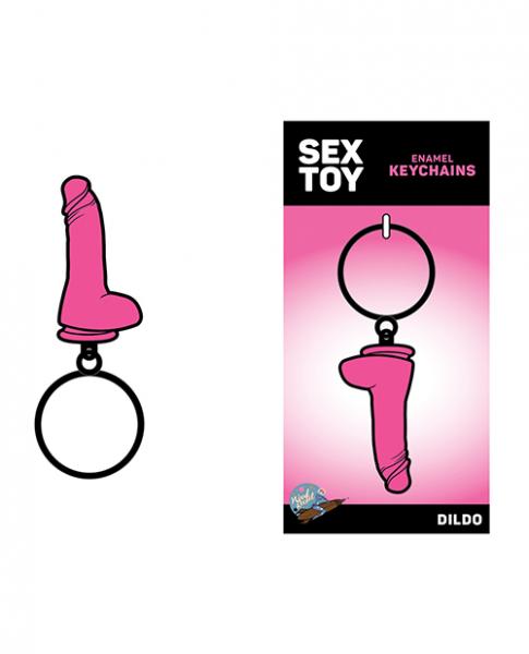 Wood Rocket Dildo Keychain - Pink - Click Image to Close