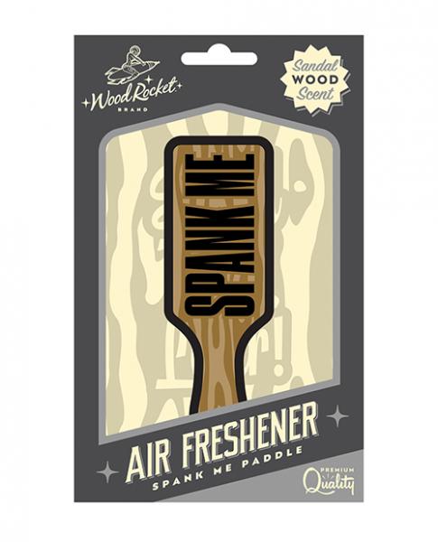 Wood Rocket Spank Me Air Freshener - Sandalwood - Click Image to Close