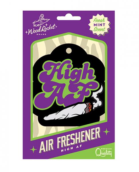 Wood Rocket High Af Air Freshener - Mint