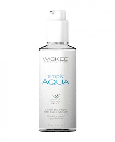 Wicked Simply Aqua Lubricant 2.3 fluid ounces - Click Image to Close