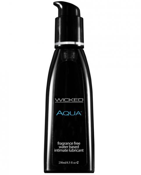 Wicked Aqua Water Based Lubricant Fragrance Free 8.5oz - Click Image to Close