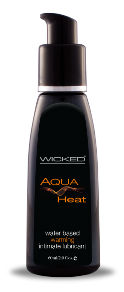 Wicked Aqua Heat Sensation Lubricant 2oz - Click Image to Close