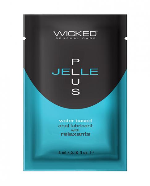 Wicked Sensual Care Jelle Plus Water Based Anal Lubricant With Relaxants - .1 Oz