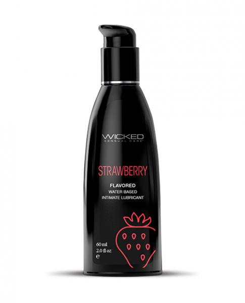 Wicked Sensual Care Water Based Lubricant - 2 Oz Strawberry