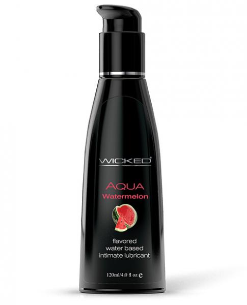 Wicked Aqua Flavored Lubricant Watermelon 4oz