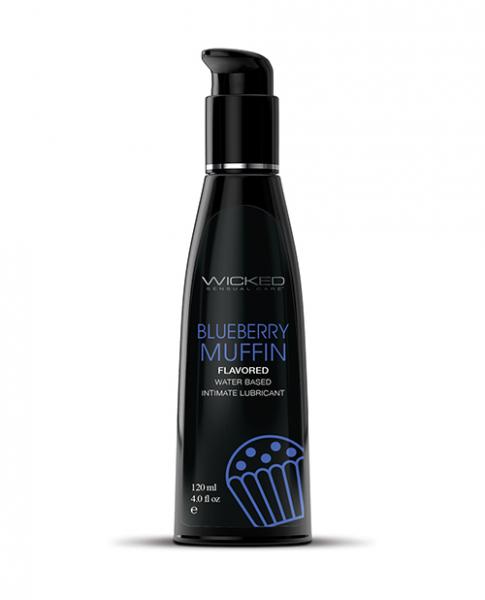 Wicked Sensual Care Water Based Lubricant - 4 Oz Blueberry Muffin