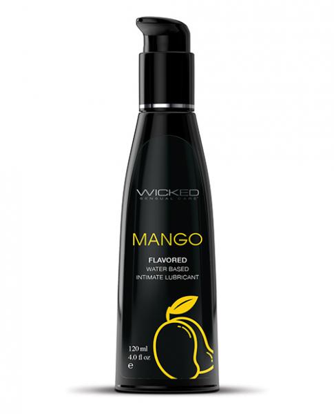 Wicked Sensual Care Water Based Lubricant - 4 Oz Mango - Click Image to Close