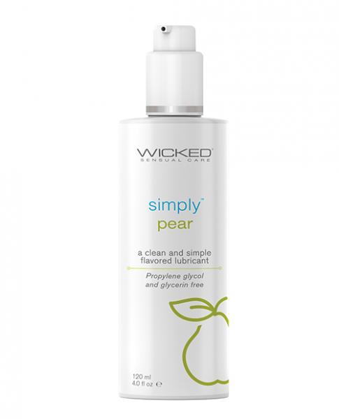 Wicked Sensual Care Simply Water Based Lubricant - 4 Oz Pear