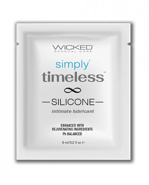 Wicked Sensual Care Simply Timeless Silicone Lubricant - .2 Oz