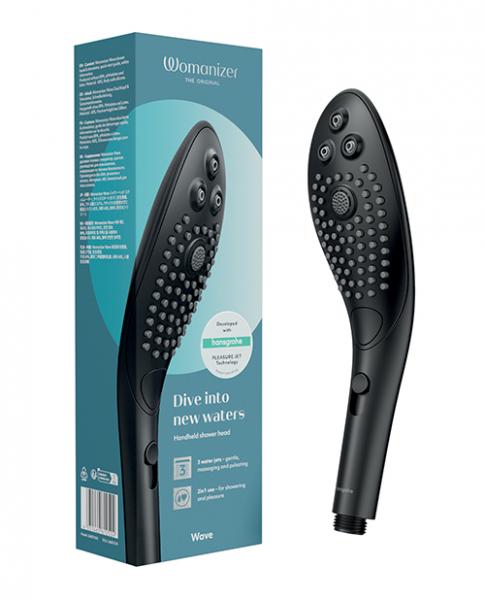 Womanizer Wave Shower Head - Black - Click Image to Close