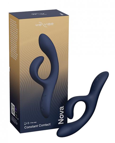 We-vibe Nova 2 Flexible Rabbit - Midnight Blue - Click Image to Close