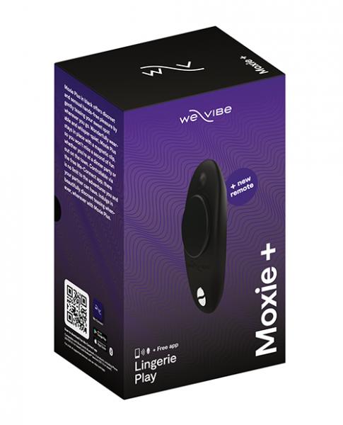 We-vibe Moxie Panty Vibe - Black - Click Image to Close