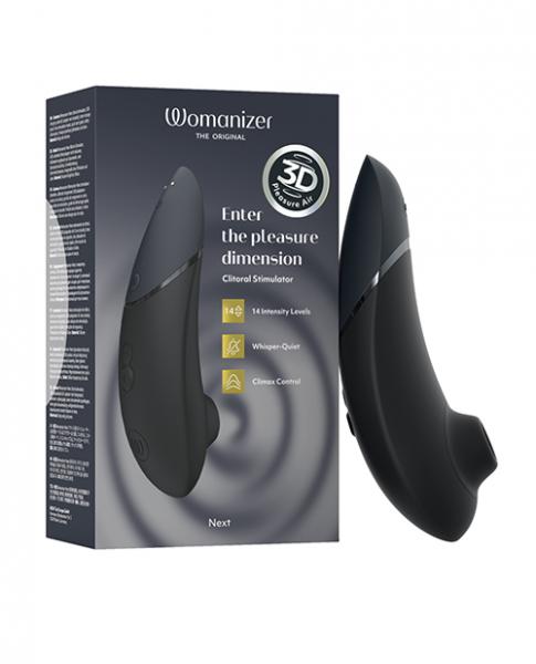 Womanizer Next 3d Climax Control Pleasure Air - Black - Click Image to Close