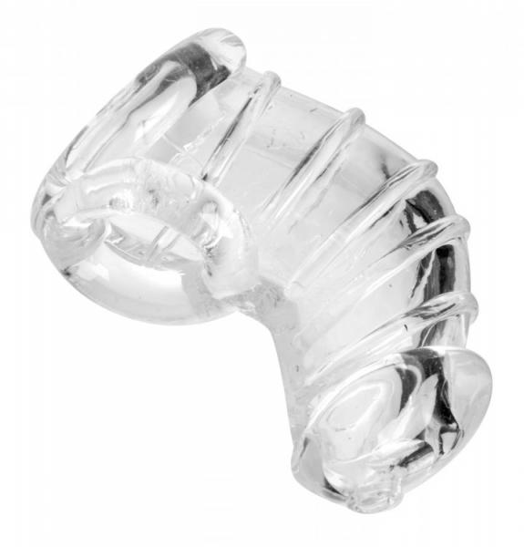 Detained Soft Body Chastity Cage Clear - Click Image to Close