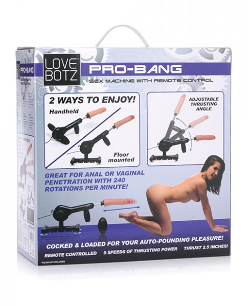 Lovebotz Pro-bang Sex Machine W/remote Control