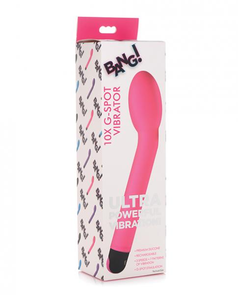 Bang! 10x G Spot Vibrator - Pink - Click Image to Close