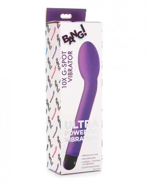 Bang! 10x G Spot Vibrator - Purple - Click Image to Close