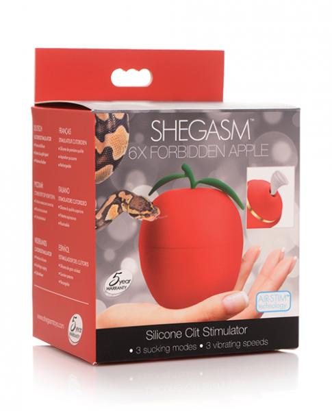 Shegasm 6x Forbidden Apple Silicone Clit Stimulator