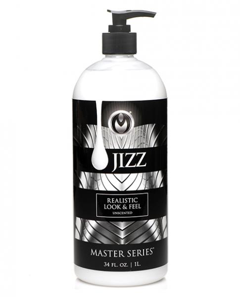 Master Series Unscented Jizz Water Based Body Glide - 34oz - Click Image to Close