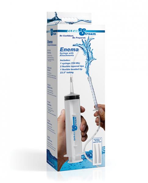 Cleanstream Enema Syringe W/attachments