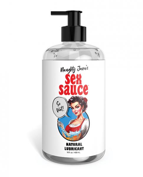 Naughty Jane's Sex Sauce Natural Lubricant - 16 Oz