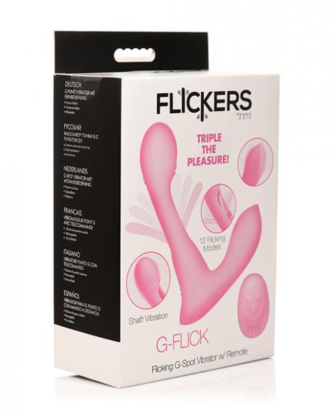 Inmi G-flick Flicking G-spot Vibrator W/remote - Pink