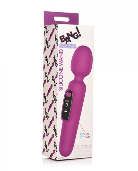 Bang! 10x Digital Vibrating Wand - Purple