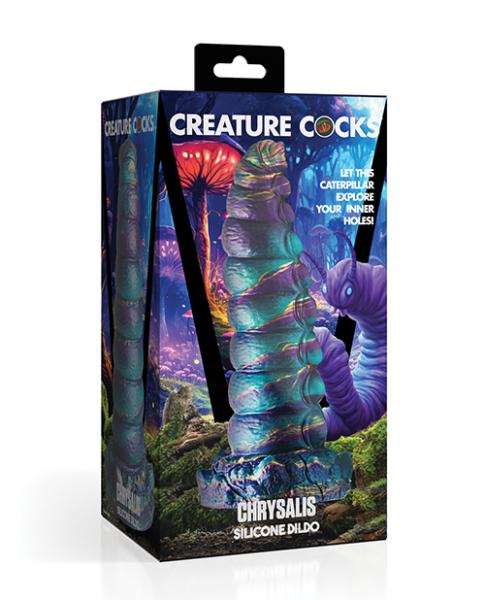 Creature Cocks Chrysalis Silicone Dildo - Multi Colors - Click Image to Close