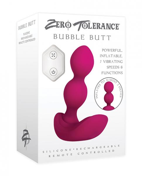 Zero Tolerance Anal Bubble Butt - Burgundy - Click Image to Close