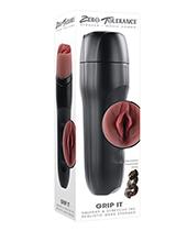 Zero Tolerance Grip It Vaginal Stroker - Dark - Click Image to Close