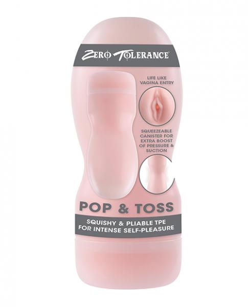 Zero Tolerance Pop & Toss Stroker - Light - Click Image to Close