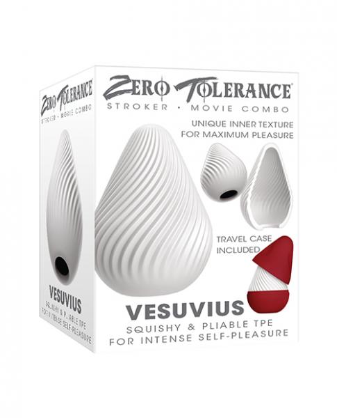 Zero Tolerance Vesuvias Stroker - White - Click Image to Close