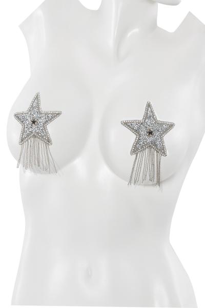 Pasties Metallic Star W/ Chain Tassels