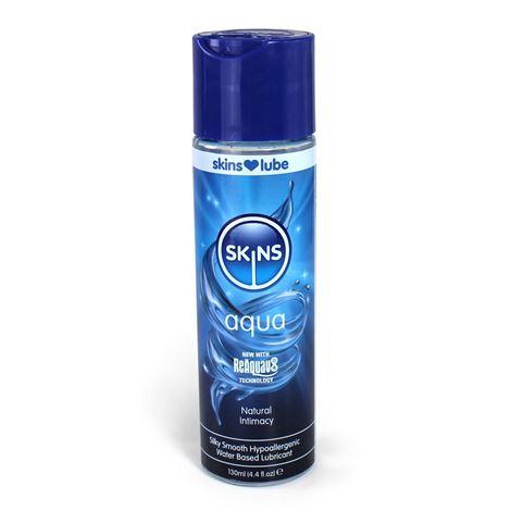 Skins Aqua Water Based Lube 4.4 Oz - Click Image to Close