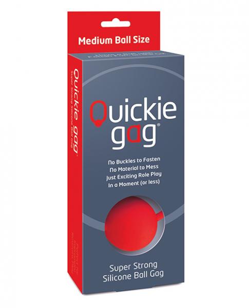 Quickie Ball Gag Medium Black