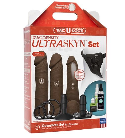 Vac-u-lock Dual Density Ultraskyn Set Chocolate